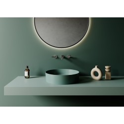 Creavit Loop Surface-Mounted Basin (Sink) 45 cm - Nile Green