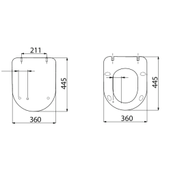 Creavit WC-Zitting, Duroplast, Soft-Close & Quick Release, Inox Scharnieren - Mat Cappucino