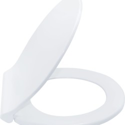 Aloni Nice Flat WC-Zitting Duroplast Inox Scharnieren, Soft-Close - Wit