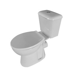 Aloni Duoblock Standing Toilet Without Bidet, P-Trap (180 mm), 4 in 1, Complete Set