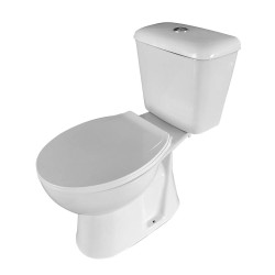 Aloni Duoblock Standing Toilet Without Bidet, S-Trap (220 mm), 4 in 1, Complete Set