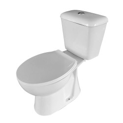 Aloni Duoblock Standing Toilet Without Bidet, S-Trap (220 mm), 4 in 1, Complete Set