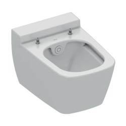 Teceone Wall-Mounted WC with Shower Function, Cold Water - White